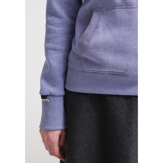 Superdry Bluza z kapturem lila zalando niebieski kaptur