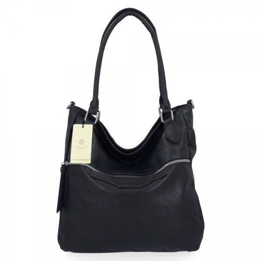 Uniwersalna Torba Shopper Bag XL firmy Herisson Czarna Herisson One Size torbs.pl wyprzedaż