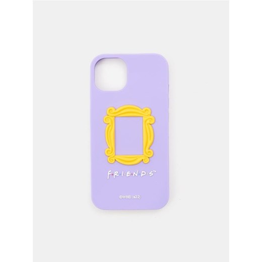 Sinsay - Etui iPhone 13 Friends - fioletowy Sinsay Jeden rozmiar Sinsay