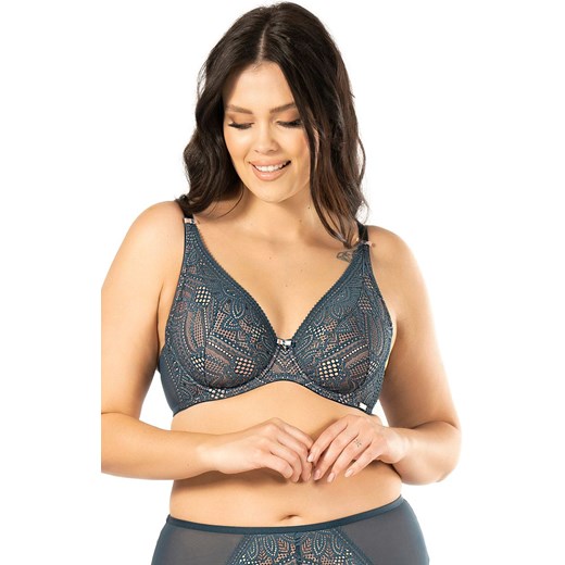 Biustonosz miękki soft bral lazurowy Daniela BO53, Kolor lazurowy, Rozmiar 70D, Mefemi ze sklepu Intymna w kategorii Biustonosze - zdjęcie 165420338