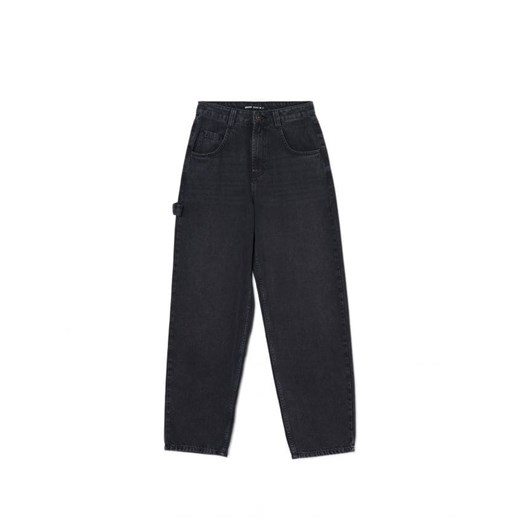 Jeansy damskie Cropp czarne casual 
