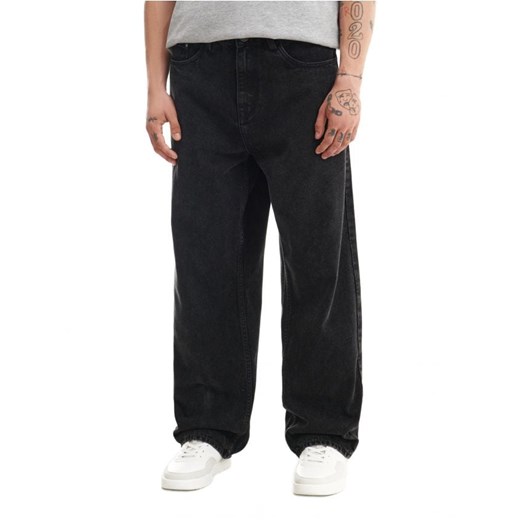 Cropp - Czarne jeansy baggy - czarny Cropp 28/32 Cropp