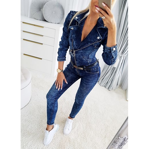 Kombinezon damski Paula Jeans ZIP, rozmiar XS Iwette Fashion L Iwette Fashion