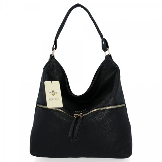 BEE BAG Uniwersalna Torebka Damska Denise Czarna Bee Bag One Size okazja torbs.pl