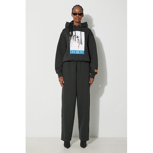 Heron Preston spodnie dresowe bawełniane Stfu Os Sweatpants kolor czarny z Heron Preston M wyprzedaż PRM