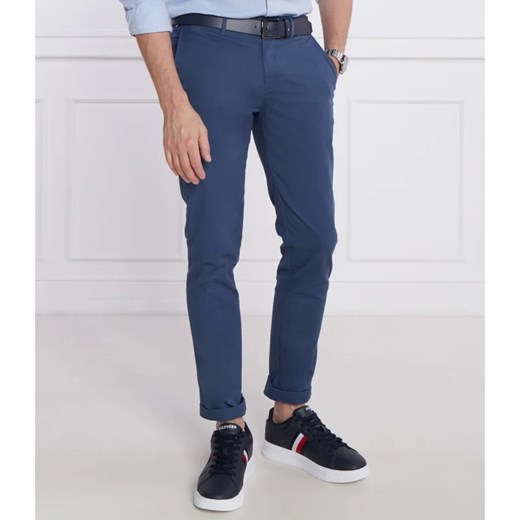 Tommy Hilfiger Spodnie chino | Slim Fit | pima ze sklepu Gomez Fashion Store w kategorii Spodnie męskie - zdjęcie 165433239