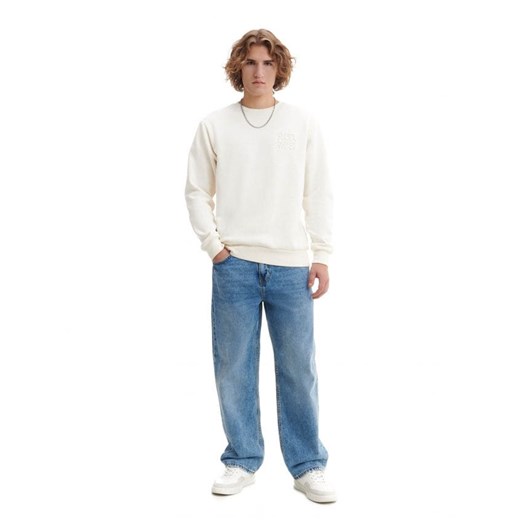 Cropp - Niebieskie jeansy wide leg - niebieski Cropp 32/34 Cropp