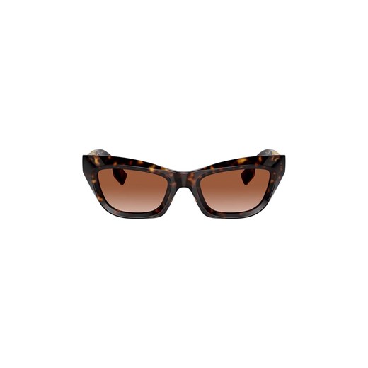 Burberry okulary przeciwsłoneczne damskie kolor brązowy Burberry 51 ANSWEAR.com