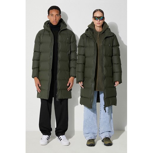 Rains kurtka 15130 Jackets kolor zielony zimowa Rains S PRM