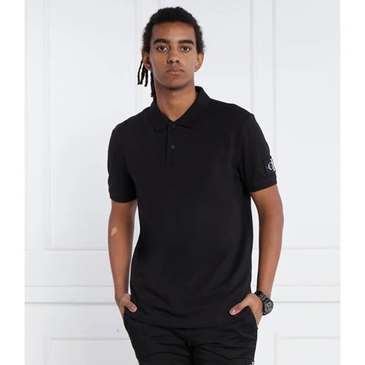 T-shirt męski Calvin Klein z krótkim rękawem czarny 