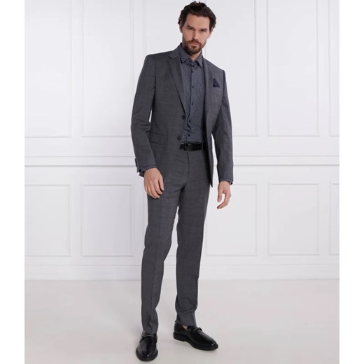 BOSS BLACK Wełniany garnitur H-Huge | Slim Fit ze sklepu Gomez Fashion Store w kategorii Garnitury męskie - zdjęcie 165440828