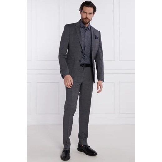BOSS Wełniany garnitur H-Huge | Slim Fit 48 Gomez Fashion Store