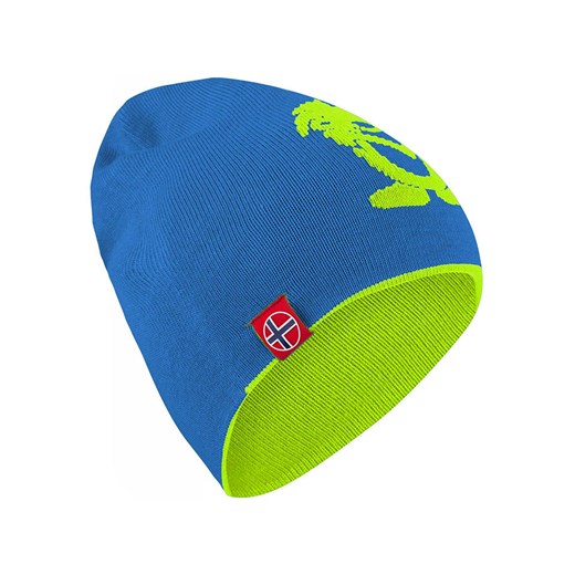 Trollkids Dwustronna czapka beanie &quot;Troll&quot; w kolorze niebiesko-zielonym ze sklepu Limango Polska w kategorii Czapki dziecięce - zdjęcie 165444699