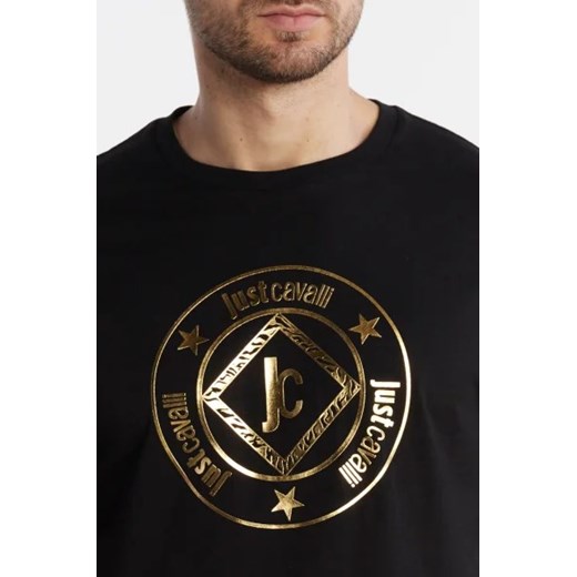 T-shirt męski Just Cavalli z nadrukami 