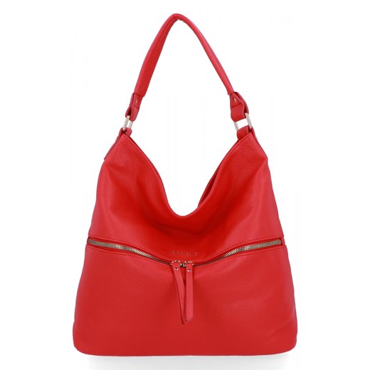 Uniwersalna Torebka Damska XL firmy Bee Bag 1352S301 Czerwona ze sklepu PaniTorbalska w kategorii Torby Shopper bag - zdjęcie 165508967