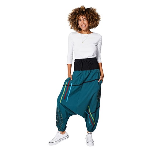 Aller Simplement Spodnie w kolorze niebieskim ze sklepu Limango Polska w kategorii Spodnie damskie - zdjęcie 165513158