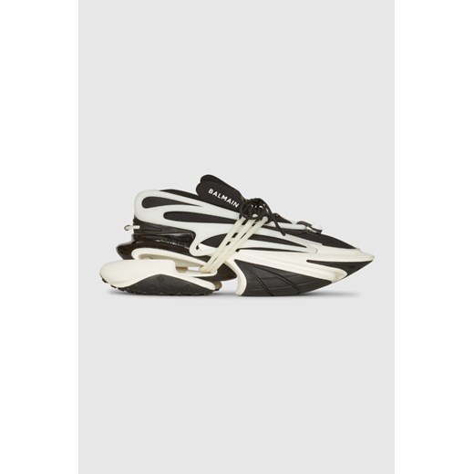 BALMAIN Czarno-białe sneakersy damskie Unicorn, Rozmiar 38 ze sklepu outfit.pl w kategorii Buty sportowe damskie - zdjęcie 165513815