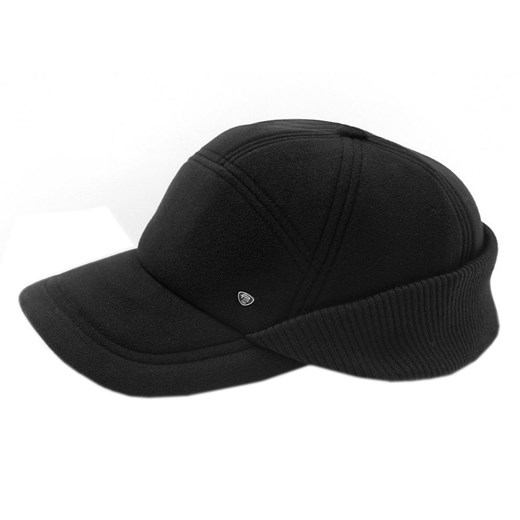 Czapka Jesienno-Zimowa Ciepła Męska Czarna z Daszkiem -Pako Jeans CPAPJNSDASZEK1021 ze sklepu JegoSzafa.pl w kategorii Czapki z daszkiem męskie - zdjęcie 165515095