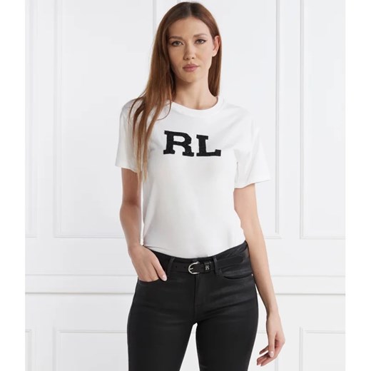 POLO RALPH LAUREN T-shirt | Regular Fit ze sklepu Gomez Fashion Store w kategorii Bluzki damskie - zdjęcie 165520935