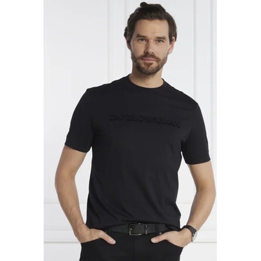 T-shirt męski Emporio Armani z krótkim rękawem na wiosnę 