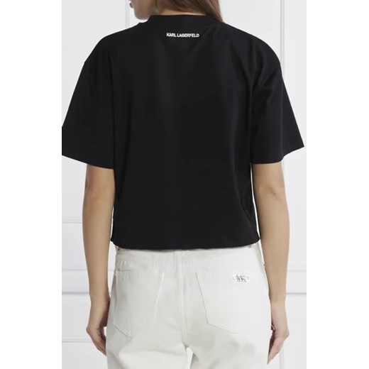 Karl Lagerfeld T-shirt karl logo hem | Cropped Fit Karl Lagerfeld M Gomez Fashion Store