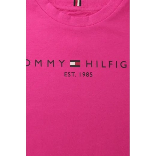 T-shirt chłopięce różowy Tommy Hilfiger 