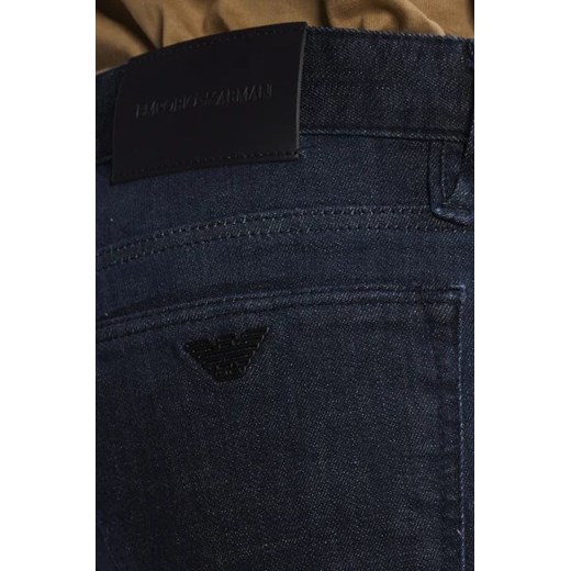 Jeansy męskie Emporio Armani z bawełny