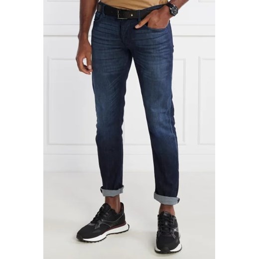 Jeansy męskie Emporio Armani z bawełny