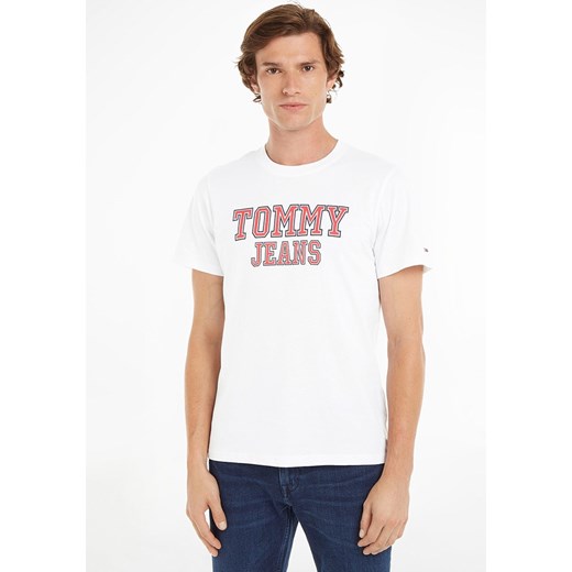 TOMMY JEANS Koszulka w kolorze białym ze sklepu Limango Polska w kategorii T-shirty męskie - zdjęcie 165521918