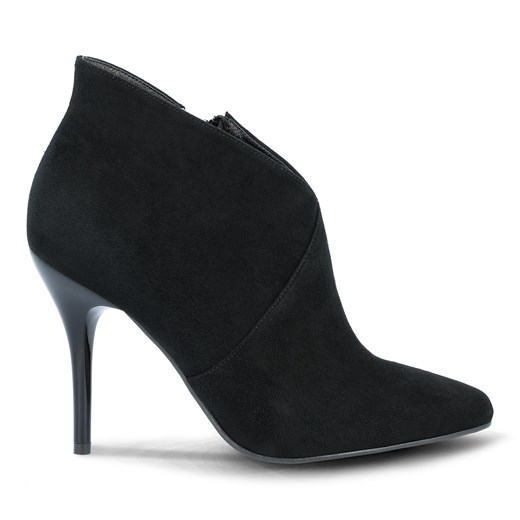 Botki 716 - Czarny Zamsz 40 okazja r.polanski.com