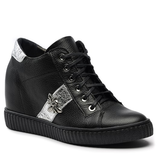 Sneakersy 959 - Czarny Lico/Srebrny 36 wyprzedaż r.polanski.com