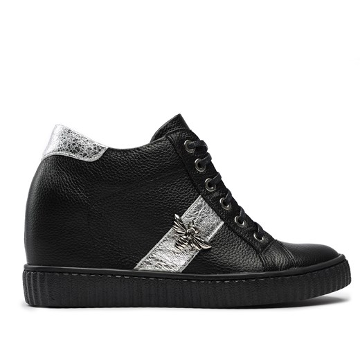 Sneakersy 959 - Czarny Lico/Srebrny 40 okazja r.polanski.com