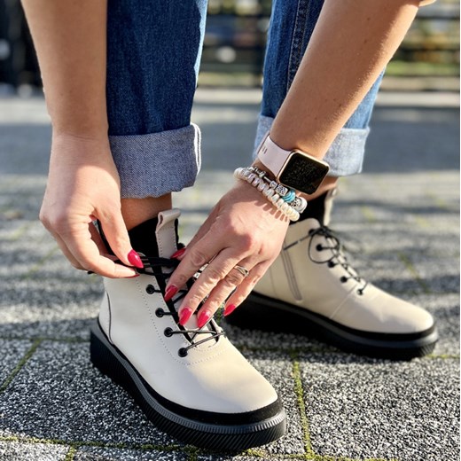 Workery damskie Filippo casual na zamek