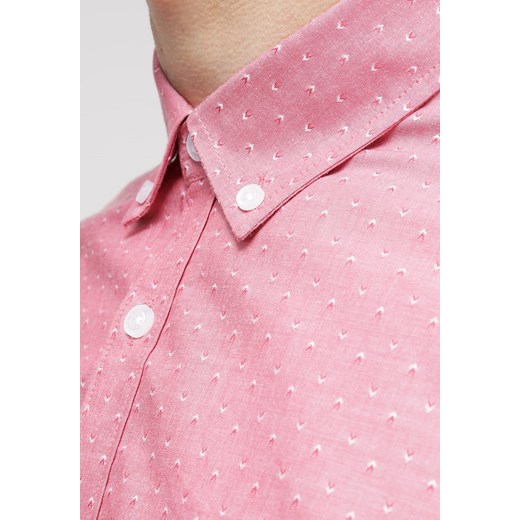 Burton Menswear London Koszula pink zalando rozowy guziki