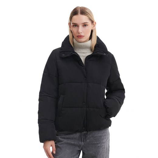 Cropp - Czarna kurtka puffer - czarny Cropp XL Cropp