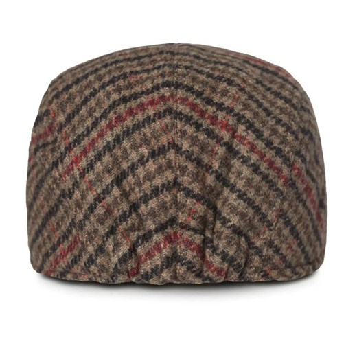 Kaszkiet Pako Jeans brązowy w kratkę 