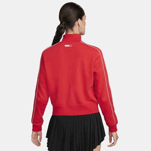 Bluza damska Nike sportowa czerwona na lato dresowa 