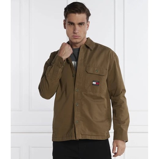Koszula męska Tommy Jeans z bawełny