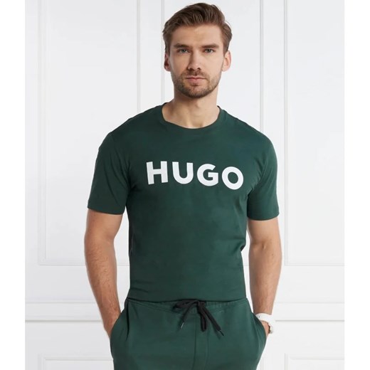 HUGO T-shirt Dulivio | Regular Fit ze sklepu Gomez Fashion Store w kategorii T-shirty męskie - zdjęcie 165591269