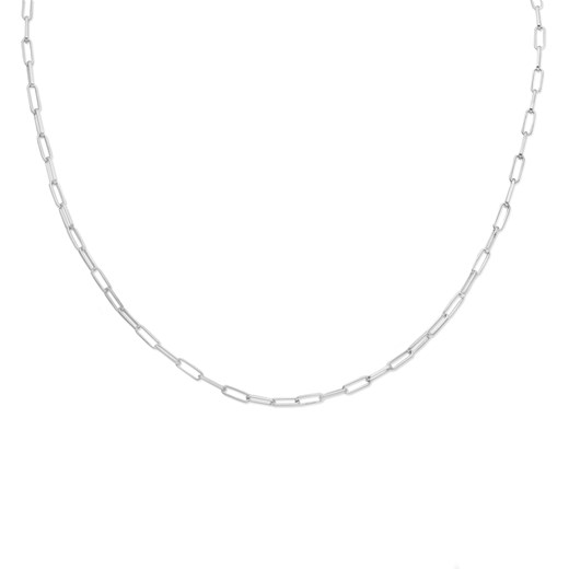 naszyjnik łańcuch 3,5 cm srebrny ze sklepu ANIA KRUK w kategorii Naszyjniki - zdjęcie 165591726