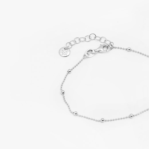 bransoletka z kuleczkami srebrna ze sklepu ANIA KRUK w kategorii Bransoletki - zdjęcie 165592005