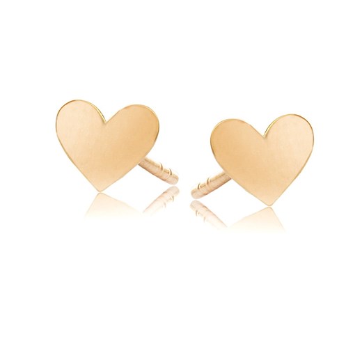 kolczyki złote serca ze sklepu ANIA KRUK w kategorii Kolczyki - zdjęcie 165592716