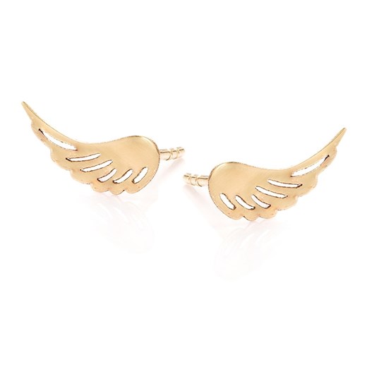 kolczyki złote skrzydła ze sklepu ANIA KRUK w kategorii Kolczyki - zdjęcie 165592718