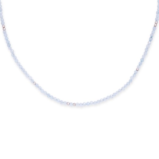 choker z akwamarynem srebrny ze sklepu ANIA KRUK w kategorii Naszyjniki - zdjęcie 165592826
