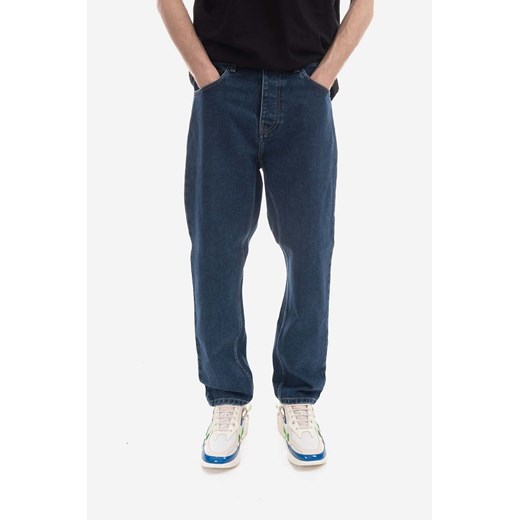 Carhartt WIP jeansy Newel kolor niebieski medium waist I029208-BLUE.STONE ze sklepu PRM w kategorii Jeansy damskie - zdjęcie 165598799