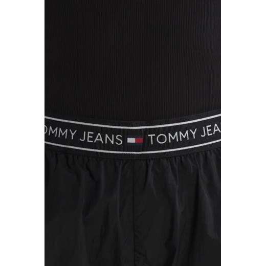 Spodnie damskie Tommy Jeans z poliamidu