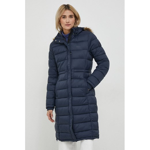 Pepe Jeans kurtka damska kolor granatowy zimowa Pepe Jeans S ANSWEAR.com
