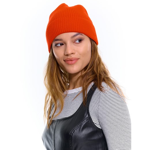 GATE Czapka basic z żebrowanej dzianiny uni Gate uniwersalny promocyjna cena gateshop