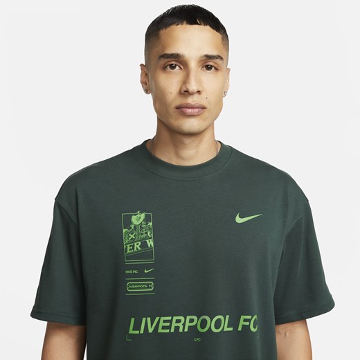 Męski T-shirt piłkarski Nike Max90 Liverpool F.C. - Zieleń Nike XL Nike poland