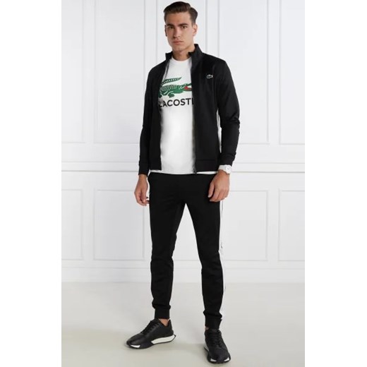 T-shirt męski biały Lacoste bawełniany 